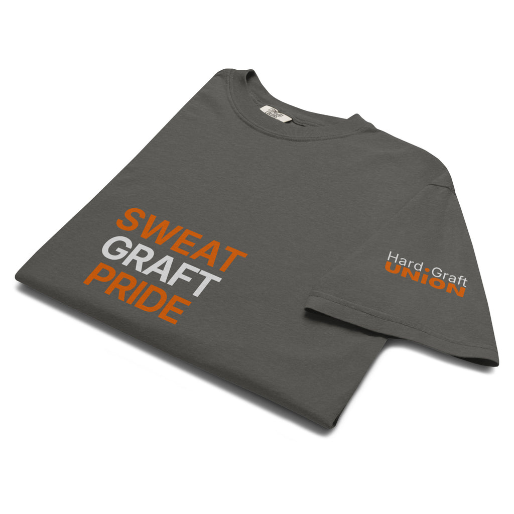 Sweat Graft Pride. Heavyweight t-shirt